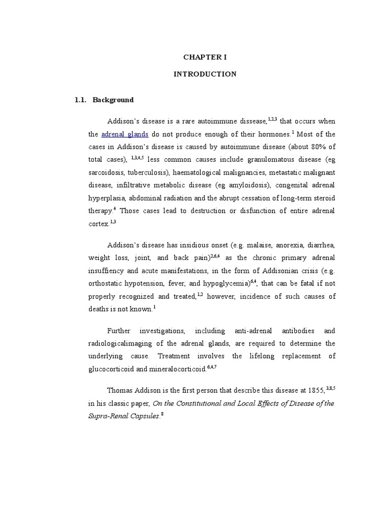 Addison Disease Penyakit Addison PDF Adrenal Gland Cortisol