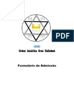 Formulario Admissão