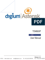 Digium Tdm800p Users Manual
