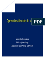 Operacionalizacion  variables