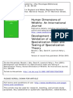 LOOMIS y FINN. Development and Validation of A Specialization