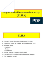 Enzyme Linked Immunosorbent Assay: (Elisa)