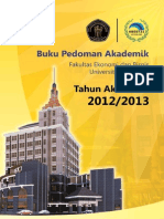 Buku Pedoman Akademik 2012/2013 FEB Universitas Brawijaya