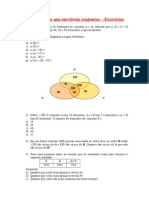 3 - Exercícios - Problemas Com Conjuntos