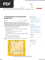 A Comprehensive Look at The Acid Number Test PDF