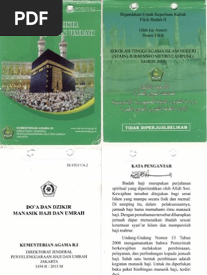 Buku Doa Dan Dzikir Umrah Dan Haji Kemenag Ri
