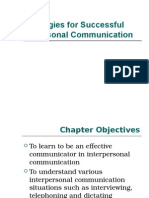 Strategies For Successful Interpersonal Communication