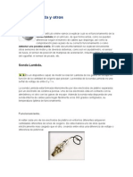 Sonda Lambda y Otros Sensores