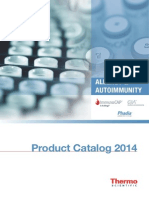 Product Catalog 2014: Allergy & Autoimmunity