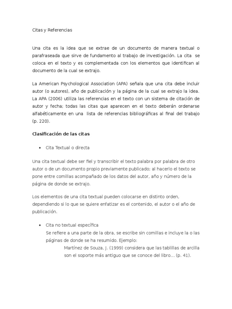 Resumen Manual de Estilo APA | Estilo apa | Texto