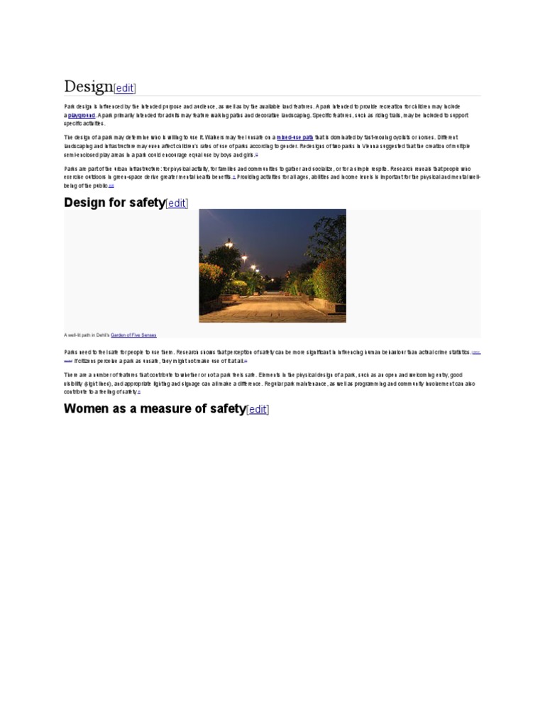 Park | PDF | Art | Technology & Engineering