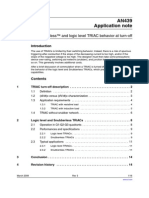 Snubberless™ and Logic Level TRIAC Behavior at Turn-Off