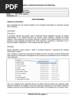 Aula Atividade Aluno