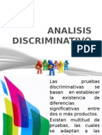 ANALISIS DISCRIMINATIVO