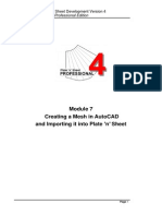 Creating A Mesh in Autocad and Importing It Into Plate 'N' Sheet