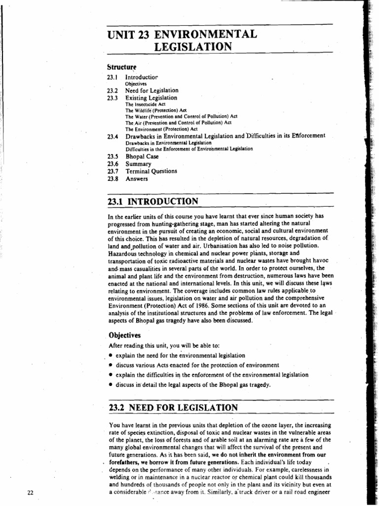 Challenges in Environmental Law Enforcement | PDF