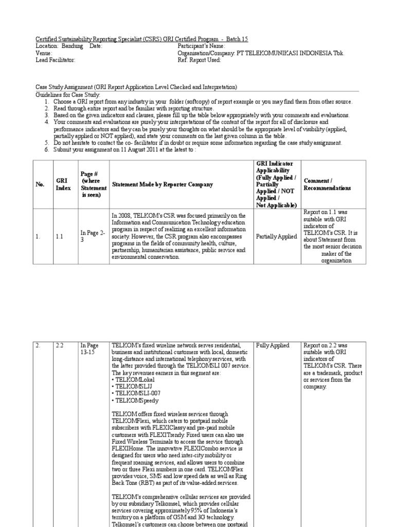 Csr assignment pdf picture