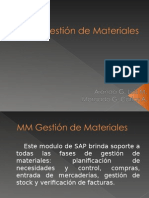 MM Gestion de Materiales