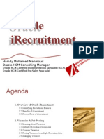 Oracle IRecruitment - By: Hamdy Mohamed