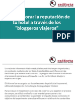 Cómo mejorar la reputación de tu hotel a través de los “bloggeros viajeros”