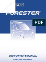 2000 Subaru Forester Owners Manual PDF