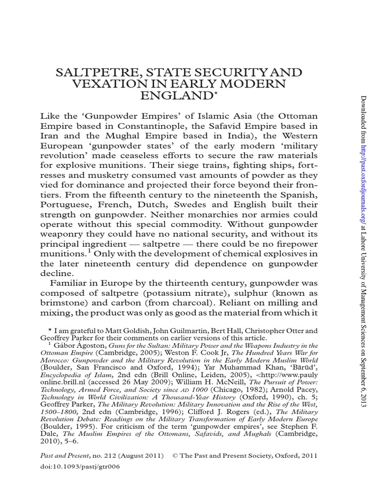 Cressy - Saltpetre State Secruity England (2011) | Gunpowder | English