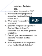 Revision Qs For Jacobite Test