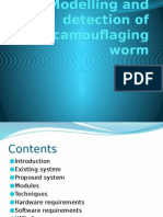 Modelling and Detection of Camouflaging Worm by Siva - PPTX by