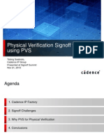 Physical Verification Signoff For DDR Cadence IP Design