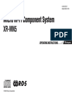 Micro Hi-Fi Component System XR-MN5: 4-246-022-21 030227AMI-H-FM