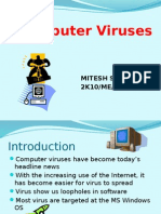 Presentation On Computer Viruses