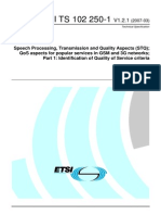 QoS in GSM and 3G networks