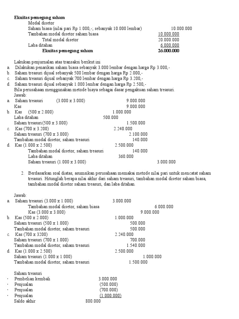 Get Contoh Soal Akm 2 Ekuitas Images soal wall