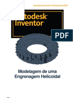Modelagem de uma engrenagem helicoidal utilizando o Autodesk Inventor 2010