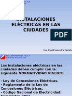  Inst. Electr. en Las Ciudades Ing. d. Saavedra Enosa