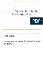 Global System For Mobile Communication