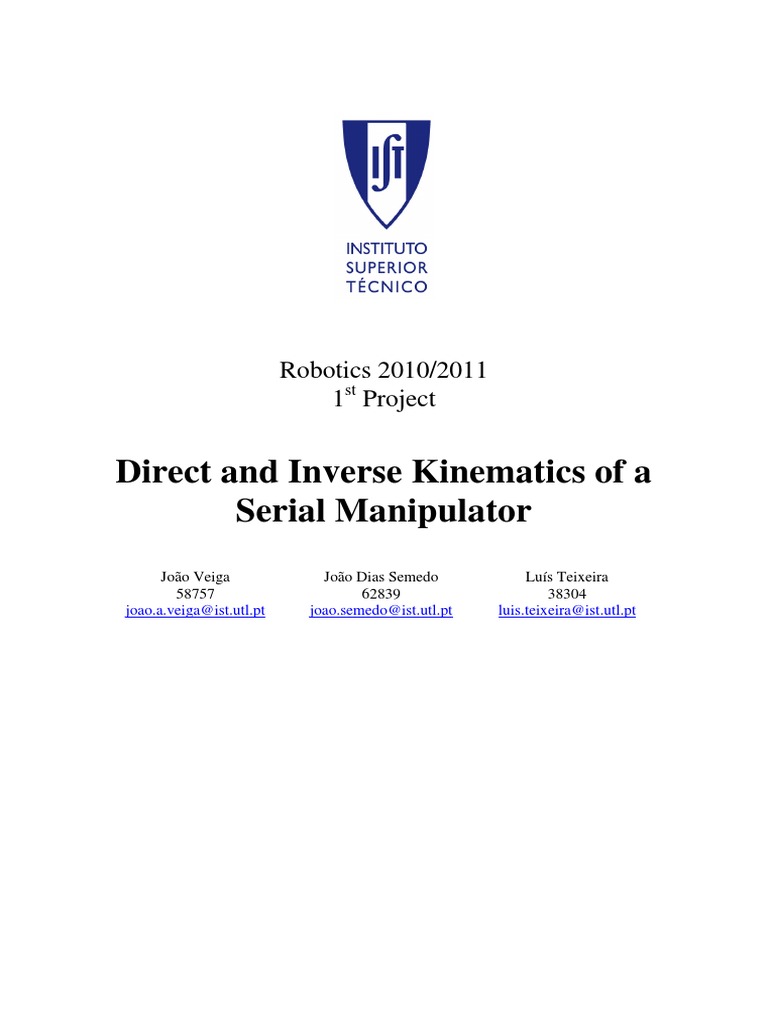 Direct And Inverse Kinematics