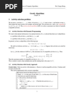 Chapter 16 Greedy Algorithms