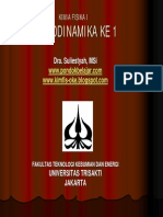Termodinamika Ke I PDF