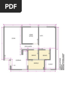 Exercício AutoCAD - Planta Baixa com Anotções