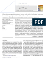 Effects of Biomass Particle Size During Cofiring Under Air-Fired and Oxyfuel Conditions