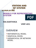 Models for Representing Systems in Mathematical and Graphical Form