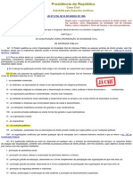 Lei 9.790-99 - OSCIP PDF