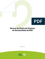 Normas Diseno Alcantarillado Epm