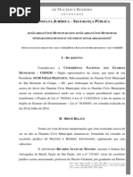 Parecer - Consulta Jurídica - Segurança Pública - Guard-As Civis Municipais Armadas e Estatuto Do Desarmamento