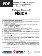 Prova de Fisica SEEDUC