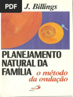 Planejamento Natural Da Família o Método Da Ovulação Billings Dr. John Billings