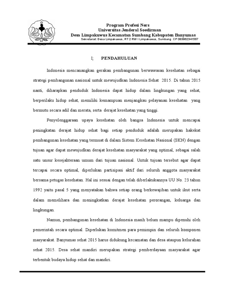 Proposal Posyandu Balita