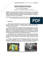 Crack Growth Simulation in The Course of Industrial Equipment Life Extension