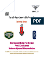 Rolls Royce Spirit Windscreen Wiper Wiring Diagram